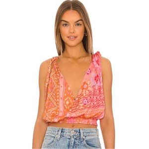 Free People Tied to You tie tank top